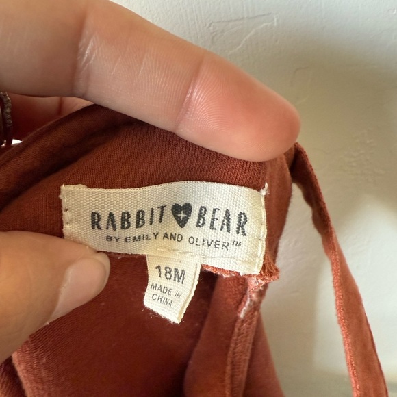 Cozy Rust Kids Overalls - Picture 3 of 4